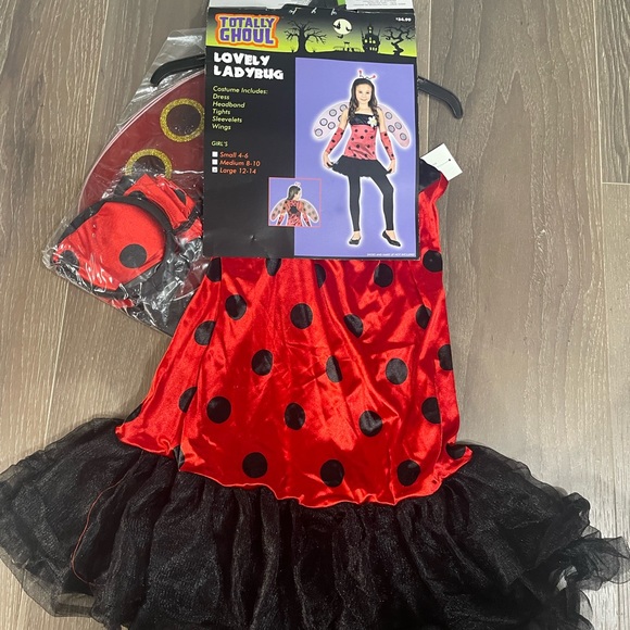 Totally Ghoul Lovely Ladybug child costume. Large 12-14 nwt - Picture 1 of 5